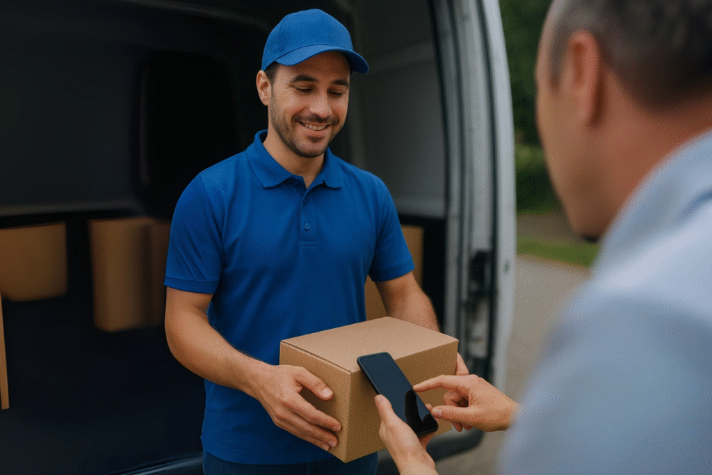 assinatura digital na entrega