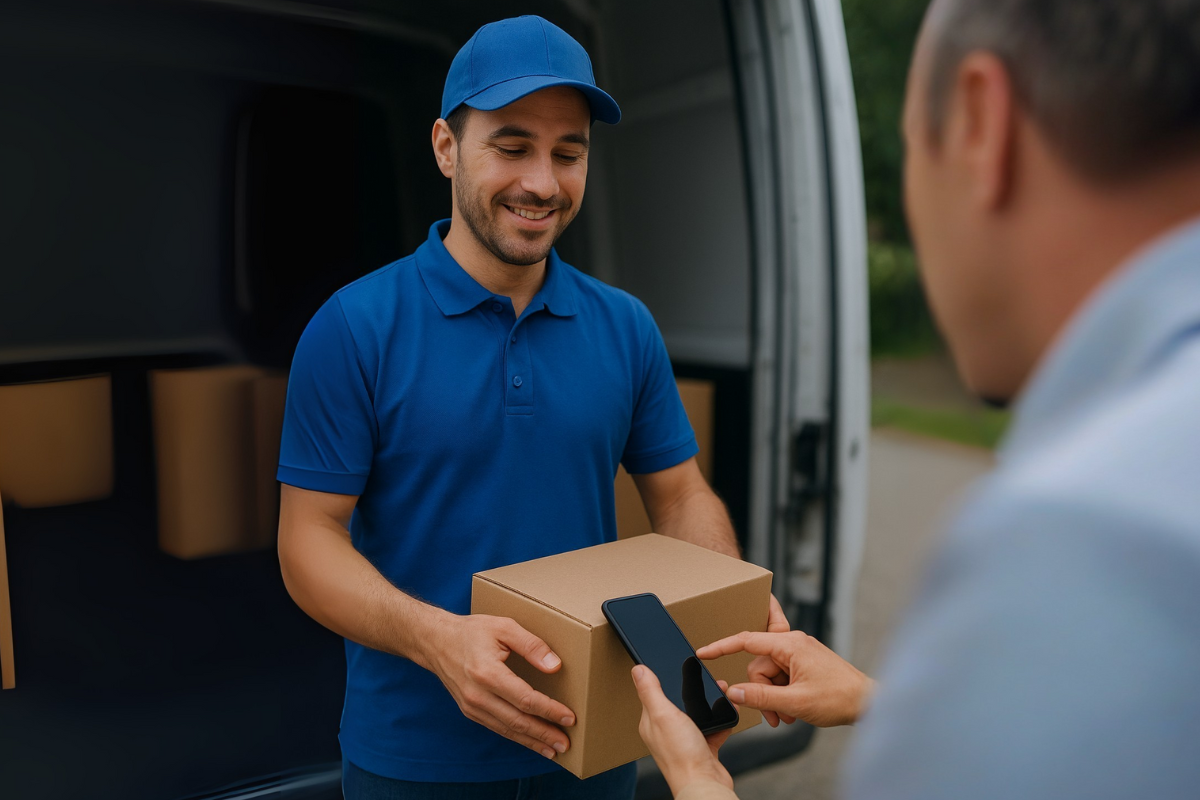 assinatura digital na entrega