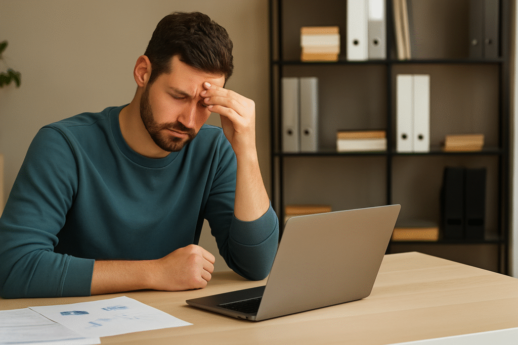 Operação comercial desorganizada